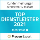 Proven Experts: Von Kunden Empfohlen 2021